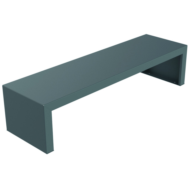 Banquette urbaine acier Casy Discount